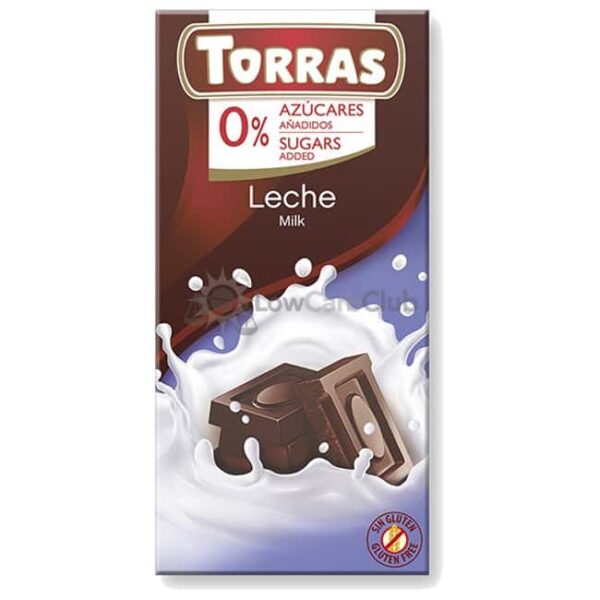 Suikervrije Chocoladetablet Melk Torras