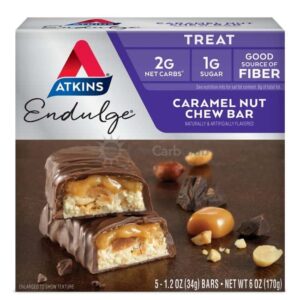 Atkins Usa Endulge Caramel Nut Chew Doos