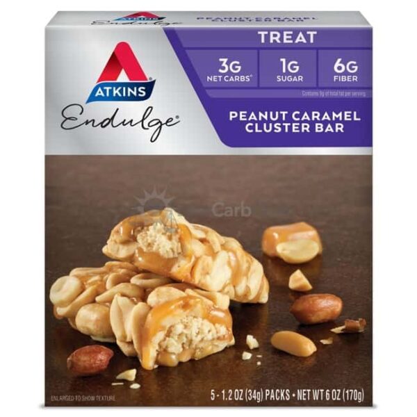 Atkins Usa Endulge Peanut Caramel Cluster Doos