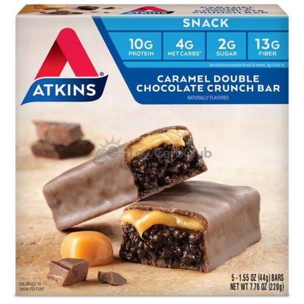 Atkins Usa Snack Caramel Double Chocolate Crunch Doos