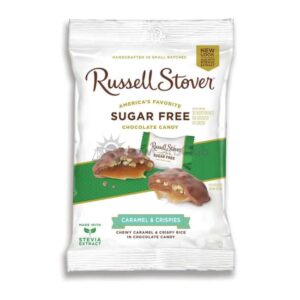 Suikervrije Chocolade Caramel Crispies Russell Stover