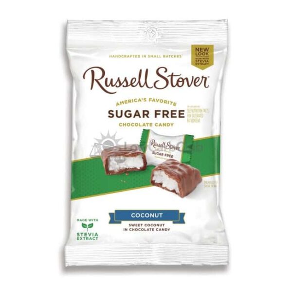 Suikervrije Chocolade Chocolate Covered Coconut Russell Stover