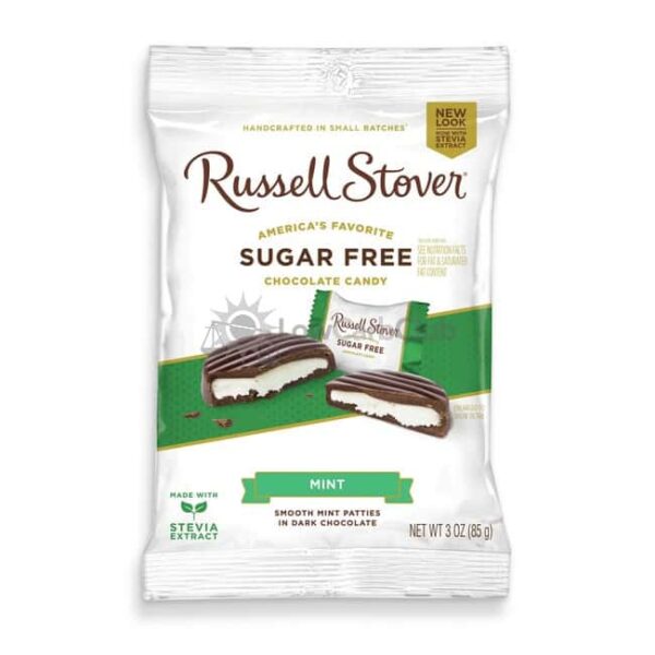 Suikervrije Chocolade Mint Patties Russell Stover