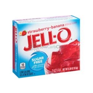 Jello Gelatinepoeder Suikervrij Strawberry Banana