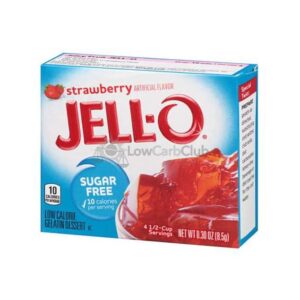 Jello Gelatinepoeder Suikervrij Strawberry2