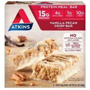 Atkins Usa Meal Vanilla Pecan Crisp Doos