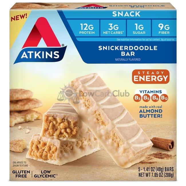 Atkins Usa Snack Energy Snickerdoodle Doos