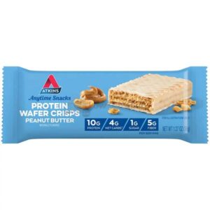 Atkins Usa Snack Wafer Peanut Butter Wafel 24