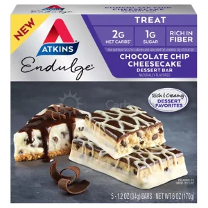 Atkins Usa Endulge Dessert Chocolate Chip Cheescake Doos