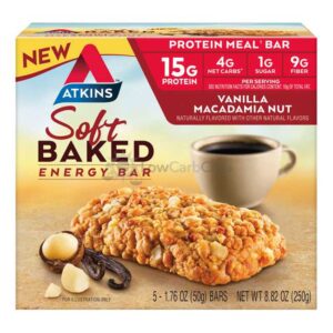 Atkins Usa Meal Soft Baked Vanilla Macadamia Nut Doos